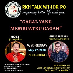 ical Instagram live Dr. Ponijan Liaw, M.Pd., CPS® ‘RichTalk with Dr. Po’